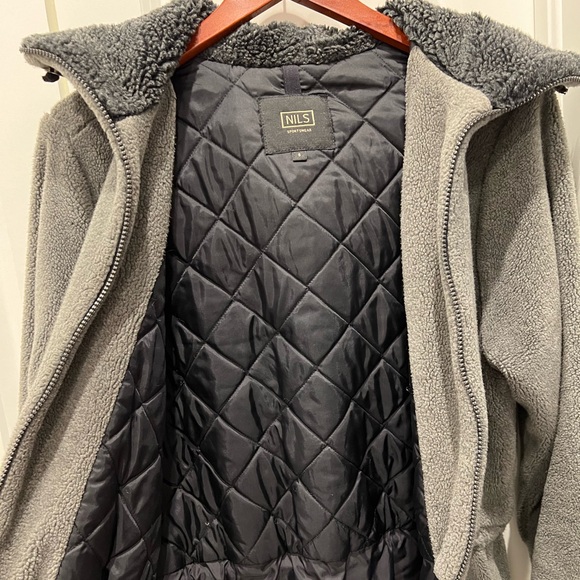 Vintage Nils Sportswear fleece and sherpa jacket with quilted lining - Picture 3 of 15